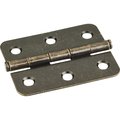 Hardware Resources Antique Brass 2-1/2"x2" Single Full Swaged Radius Corner Butt Hinge 33530AB